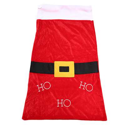 High Quality Party Decorations Home Supplies Belt Shape Large Santa Sweets Packaging Christmas Gift Bags