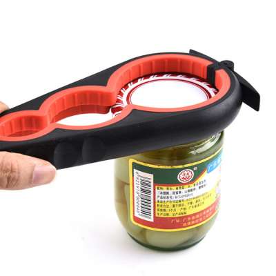 4 In 1 Portable Nonslip Kitchen Safety Easy Multifunction Can Jar Opener Manual